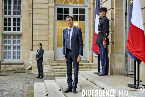 Premiere réunion du gouvernement Barnier à Matignon