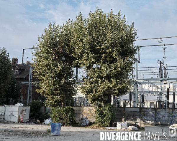 Saint-Ouen, ZI des Docks, chantiers rue des bateliers 