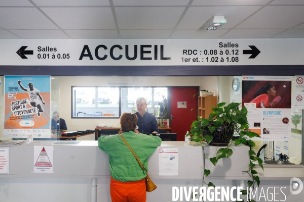 En formation