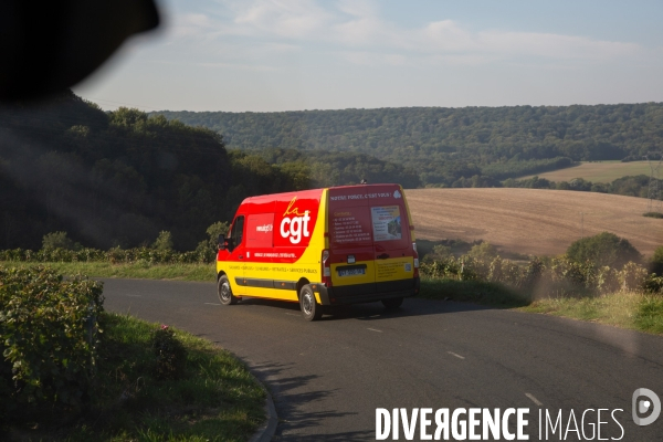 La Caravane des Vendanges de la CGT