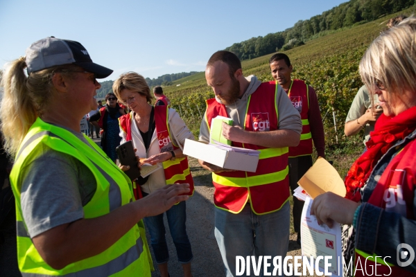 La Caravane des Vendanges de la CGT