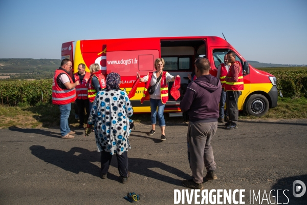 La Caravane des Vendanges de la CGT