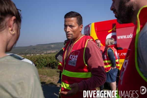 La Caravane des Vendanges de la CGT