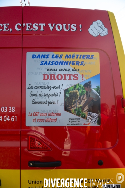La Caravane des Vendanges de la CGT