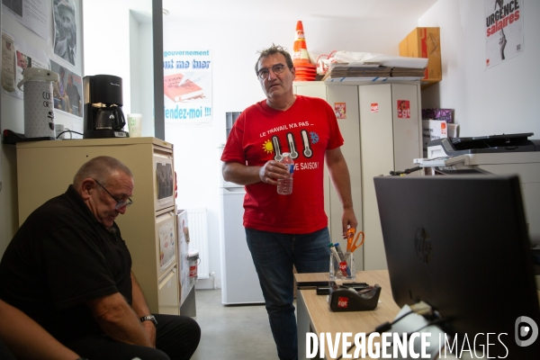 La Caravane des Vendanges de la CGT