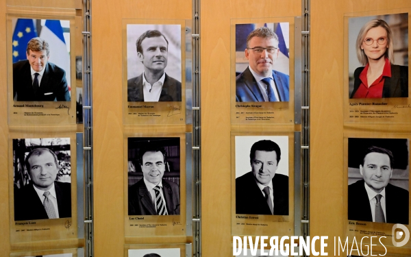 Cérémonie de passation de pouvoirs entre Bruno Le Maire,Laurent Saint Martin et Antoine Armand