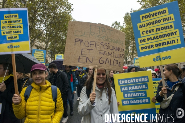 Manifestation pour la protection de l enfance