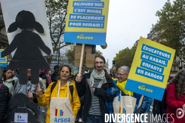 Manifestation pour la protection de l enfance
