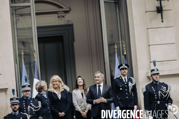 Passation de pouvoir entre Gerald Darmanin et Bruno Retailleau