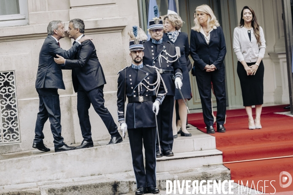 Passation de pouvoir entre Gerald Darmanin et Bruno Retailleau