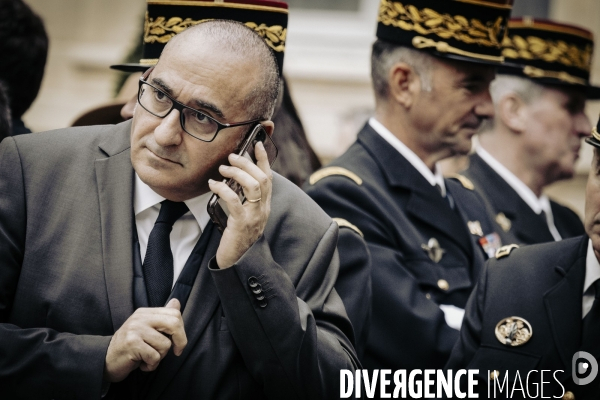 Passation de pouvoir entre Gerald Darmanin et Bruno Retailleau