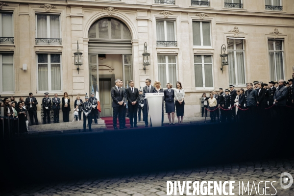 Passation de pouvoir entre Gerald Darmanin et Bruno Retailleau