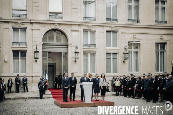 Passation de pouvoir entre Gerald Darmanin et Bruno Retailleau