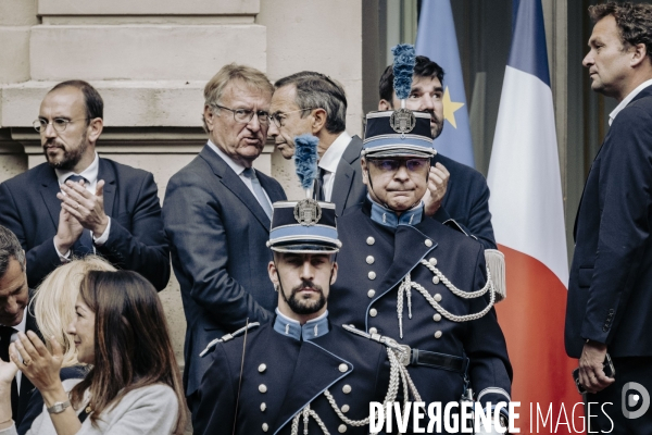 Passation de pouvoir entre Gerald Darmanin et Bruno Retailleau