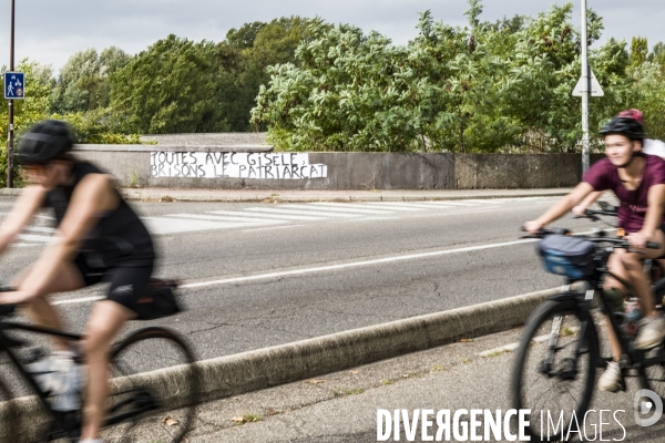 Collages hommage a Gisele - Avignon