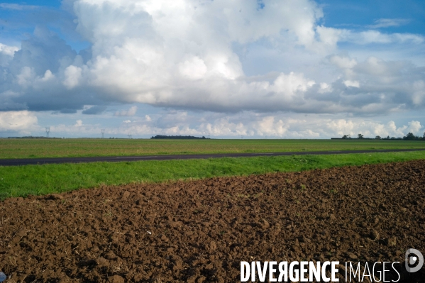 Illustration ciels et nuages normands
