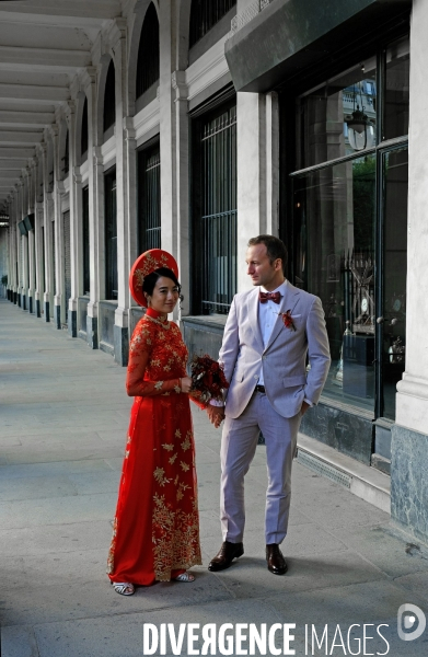 Les mariés du Palais royal