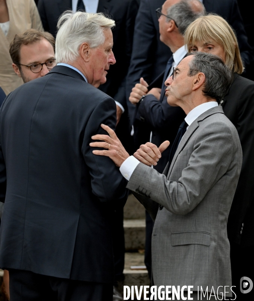 Bruno retailleau avec michel barnier  