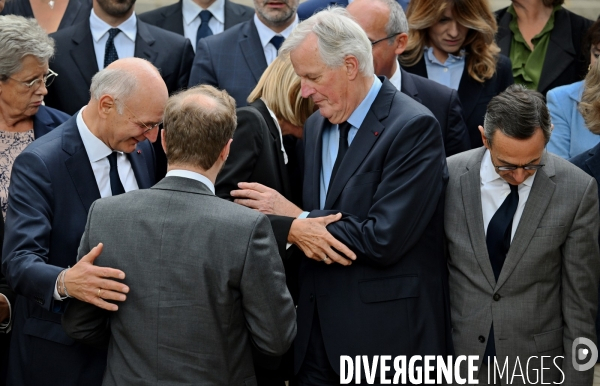 Didier migaud, antoine armand, michel barnier, bruno retailleau  