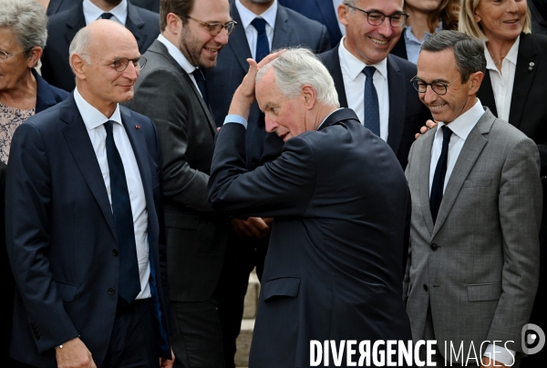 Didier migaud, michel barnier, bruno retailleau  