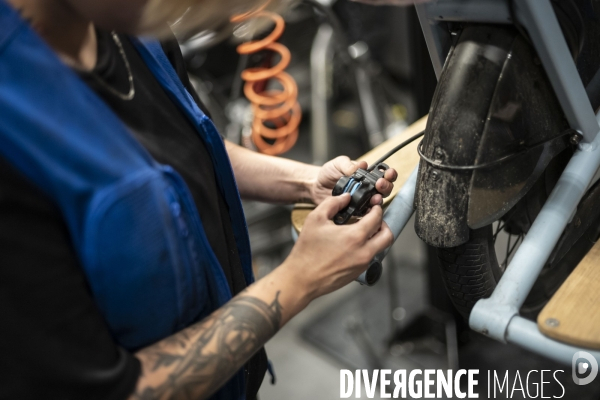 Atelier vélos Décathlon 