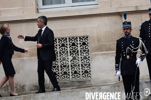 Ministere de l interieur - passation darmanin retailleau