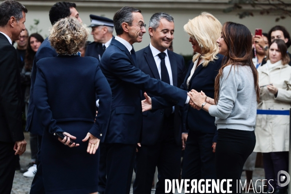 Ministere de l interieur - passation darmanin retailleau