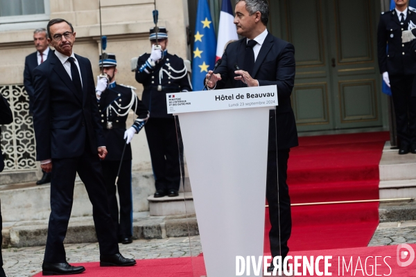 Ministere de l interieur - passation darmanin retailleau