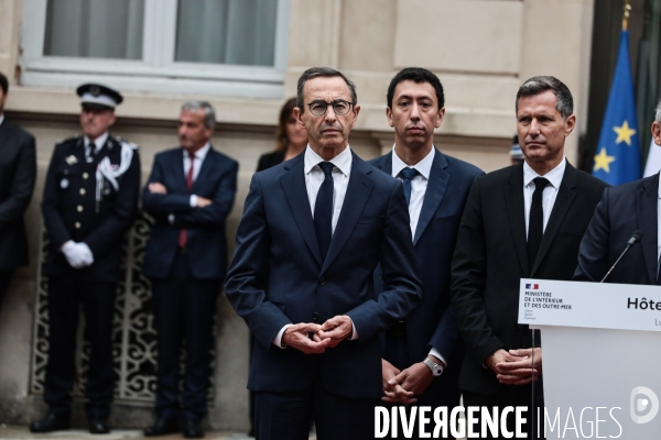 Ministere de l interieur - passation darmanin retailleau