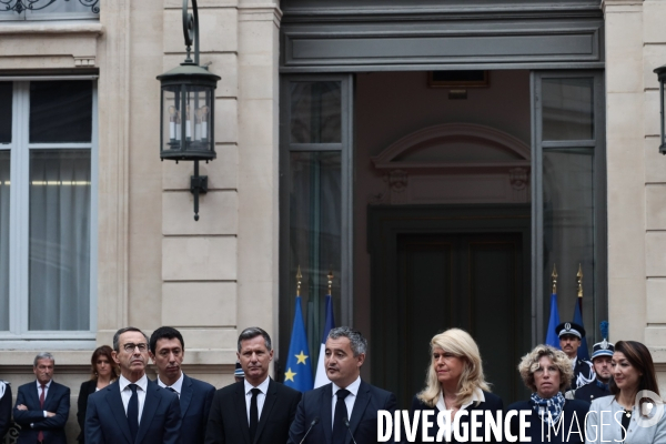 Ministere de l interieur - passation darmanin retailleau