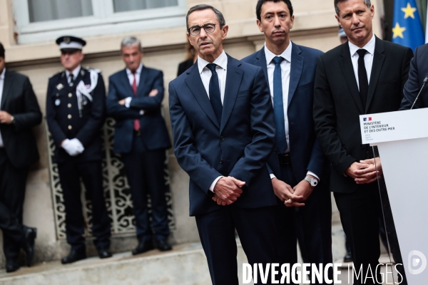 Ministere de l interieur - passation darmanin retailleau