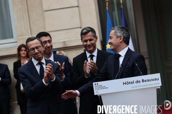 Ministere de l interieur - passation darmanin retailleau