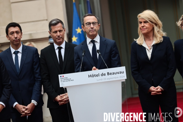 Ministere de l interieur - passation darmanin retailleau