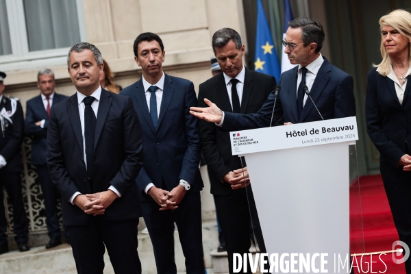 Ministere de l interieur - passation darmanin retailleau