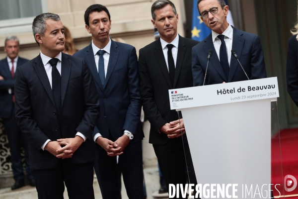 Ministere de l interieur - passation darmanin retailleau