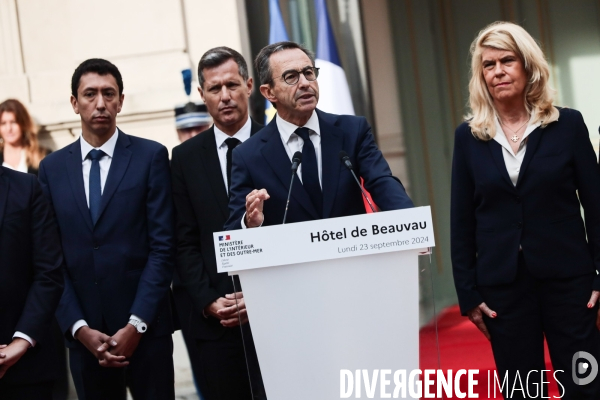 Ministere de l interieur - passation darmanin retailleau