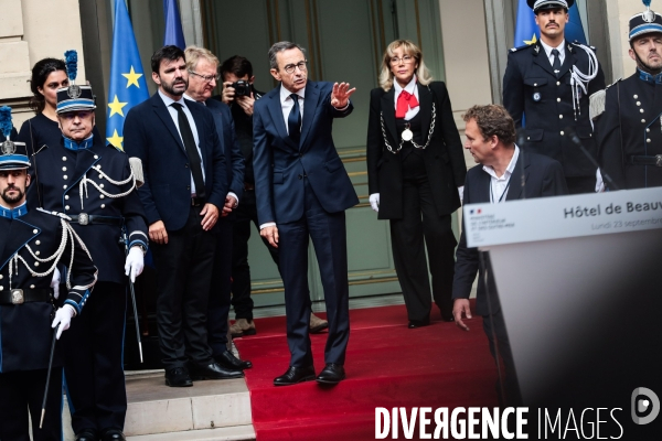 Ministere de l interieur - passation darmanin retailleau