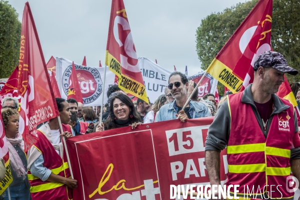 Manifestation du 01.10.2024 contre Macron et le gouvernement Barnier à Montpellier