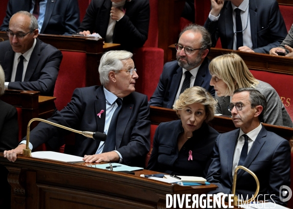 Michel Barnier prononce sa déclaration de politique générale