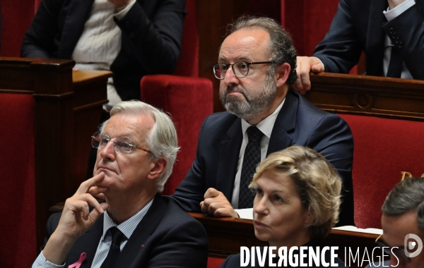 Michel Barnier prononce sa déclaration de politique générale