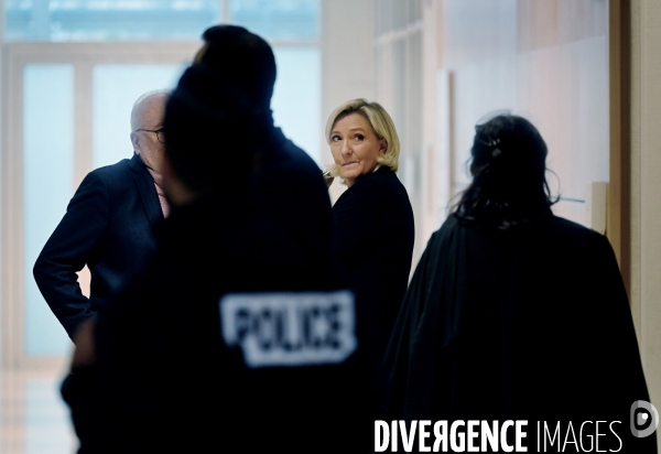 Procès de Marine Le Pen et de 26 membres du RN dans l’affaire des faux assistants d’eurodéputés