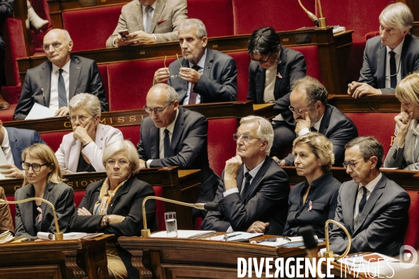 Déclaration de politique générale de Michel Barnier
