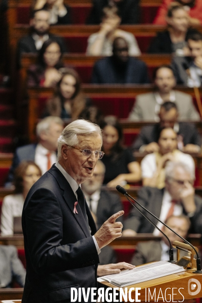 Déclaration de politique générale de Michel Barnier
