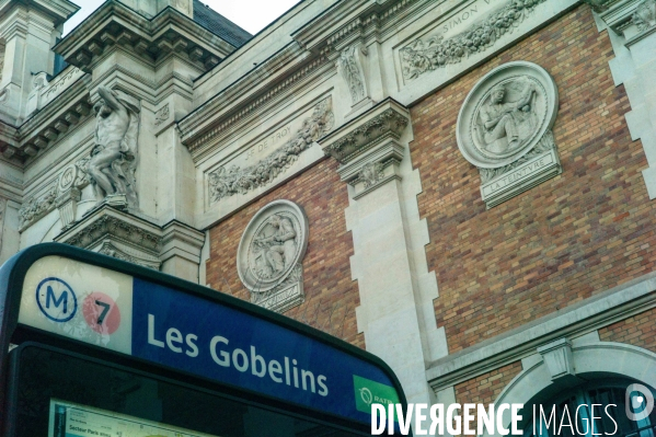 Façade de la Manufacture des Gobelins