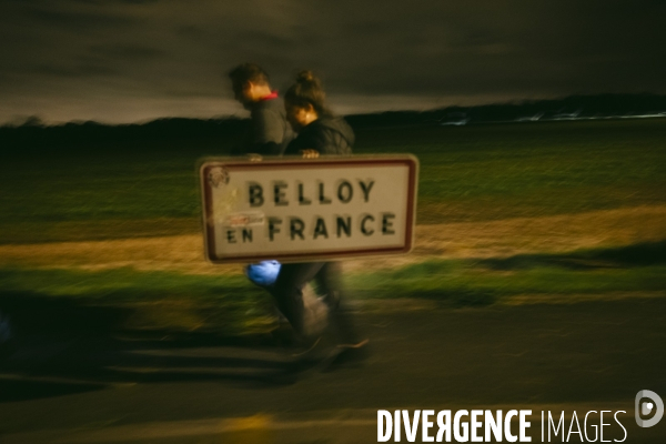 Inversion de panneaux de communes par les Jeunes Agriculteurs
