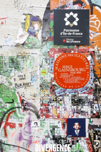 Nouvelles oeuvres sur la maison gainsbourg