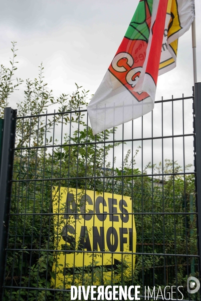 Sanofi Lisieux,la grève