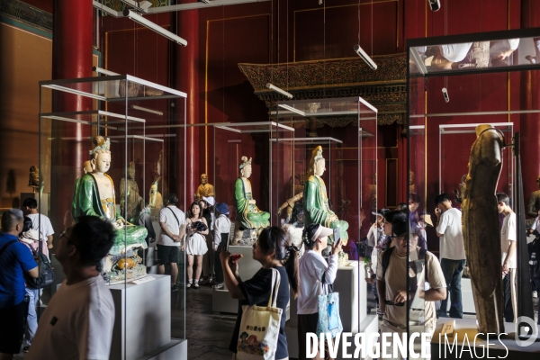Tourisme chinois a la Cite Interdite de Pekin