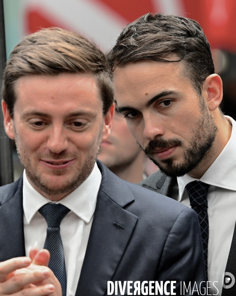 Jordan Bardella au Mondial de l automobile