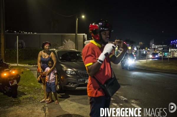 Tensions apres les blocages contre la vie chere en martinique.